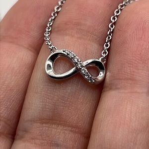Infinity Silver Necklace